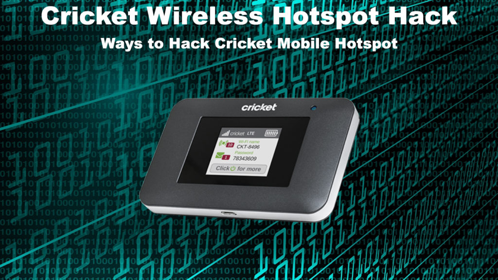  Cricket Wireless Hotspot Hack (Maneras de Hack Cricket Mobile Hotspot)