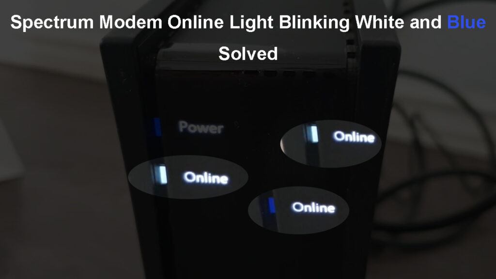 La luz en línea del módem Spectrum parpadea en blanco y azul (solucionado)