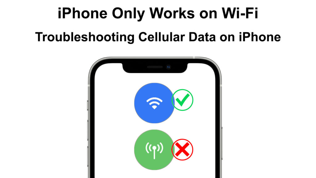  El iPhone sólo funciona con Wi-Fi (Solución de problemas de datos móviles en el iPhone)