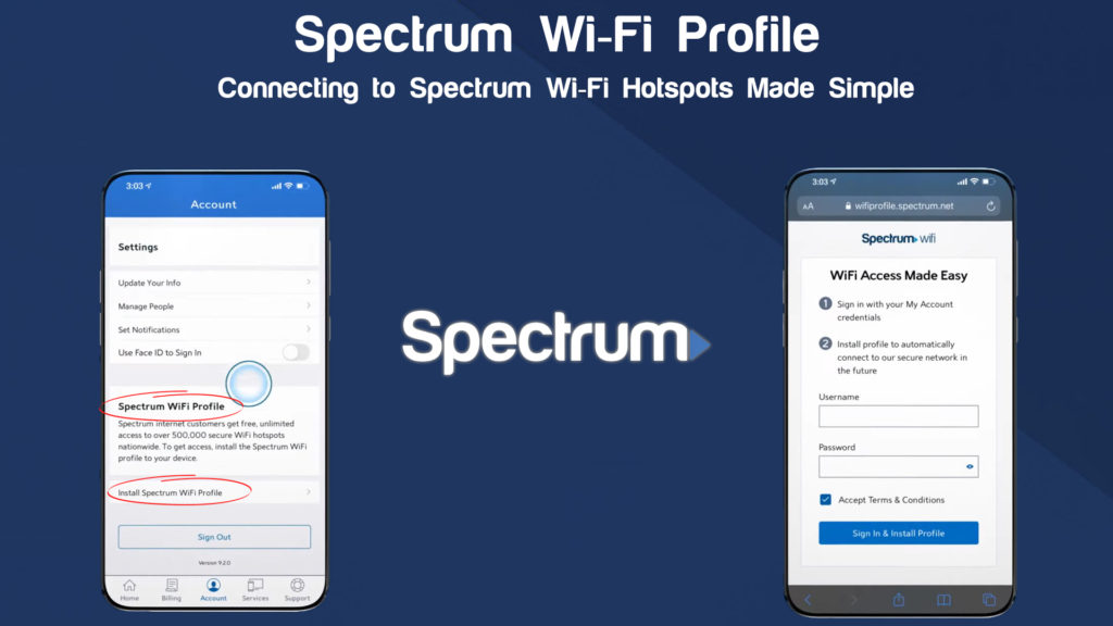  Spectrum Wi-Fi Profile (Conexión sencilla a puntos de acceso Wi-Fi de Spectrum)