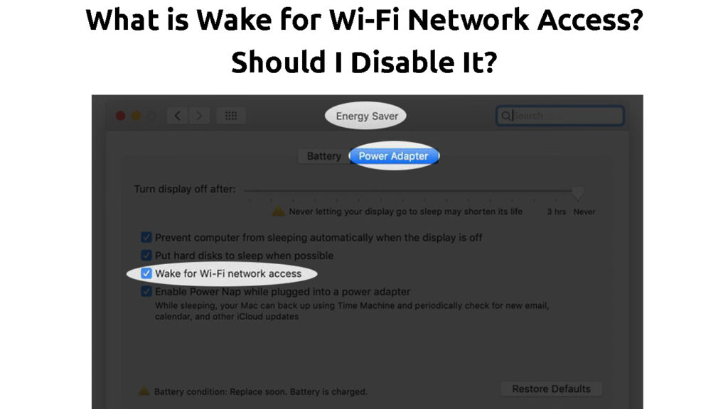  ¿Qué es Wake para el acceso a la red Wi-Fi? (¿Debo desactivarlo?)