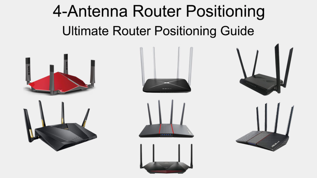  Posicionamiento de routers con 4 antenas (Guía definitiva para el posicionamiento de routers)