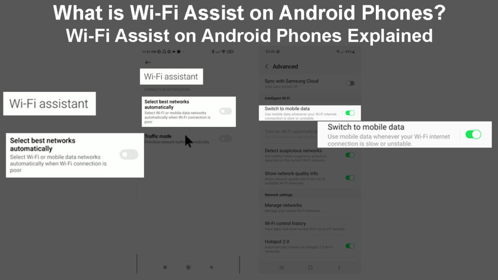  ¿Qué es Wi-Fi Assist en los teléfonos Android? (Explicación de Wi-Fi Assist en los teléfonos Android)