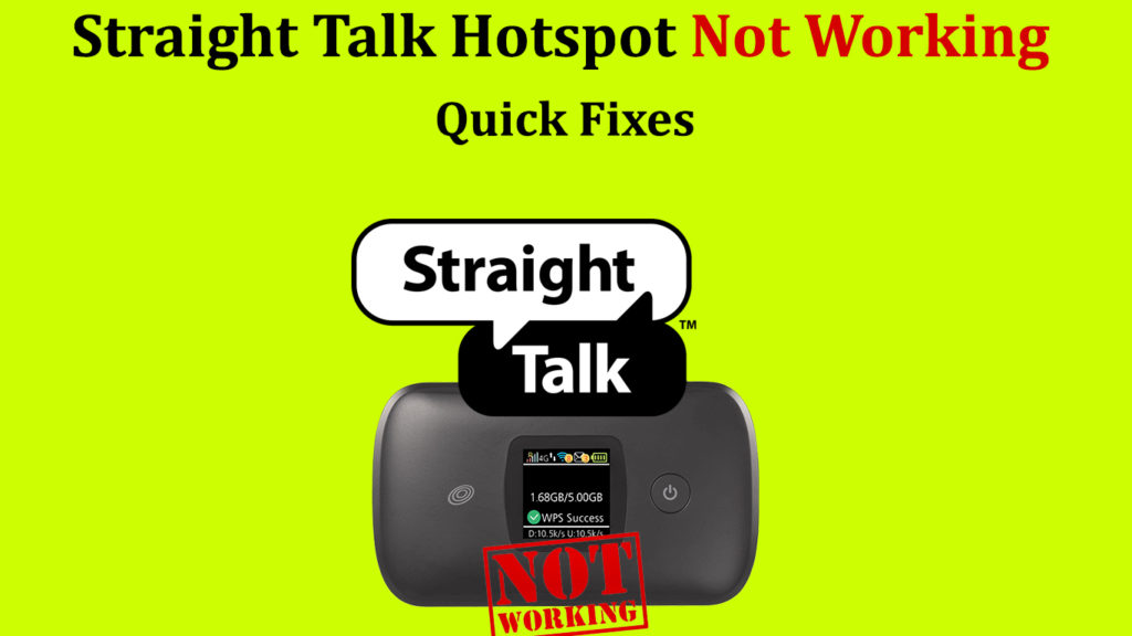  Straight Talk Hotspot no funciona (Soluciones rápidas)